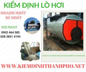 Hình ảnh kiểm định Lò hơi