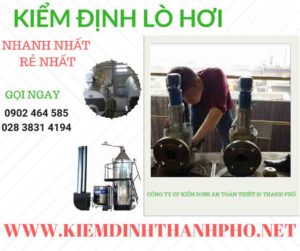 Hình ảnh kiểm định Lò hơi