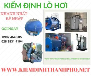 Hình ảnh kiểm định Lò hơi