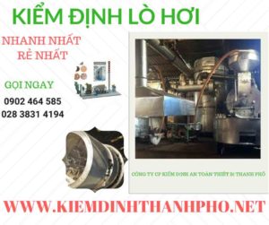 Hình ảnh kiểm định Lò hơi