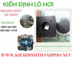 Hình ảnh kiểm định Lò hơi