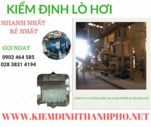 Hình ảnh kiểm định Lò hơi