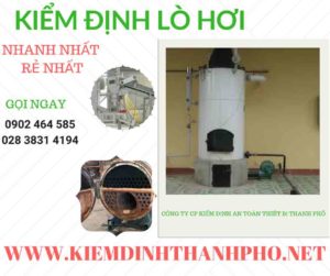 Hình ảnh kiểm định Lò hơi