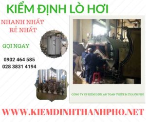 Hình ảnh kiểm định Lò hơi