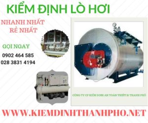 Hình ảnh kiểm định Lò hơi