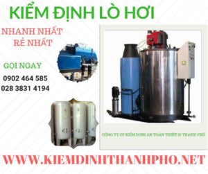 Hình ảnh kiểm định Lò hơi