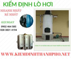 Hình ảnh kiểm định Lò hơi