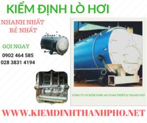 Hình ảnh kiểm định Lò hơi