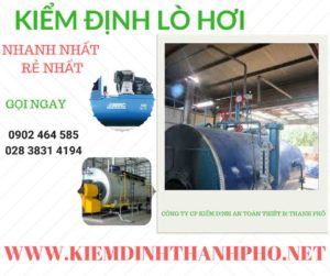 Hình ảnh kiểm định Lò hơi