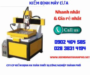 Hình ảnh kiểm định máy cưa