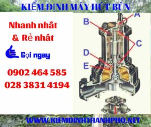 Hình ảnh kiểm định máy hút bùn