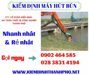 Hình ảnh kiểm định máy hút bùn