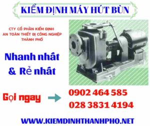 Hình ảnh kiểm định máy hút bùn