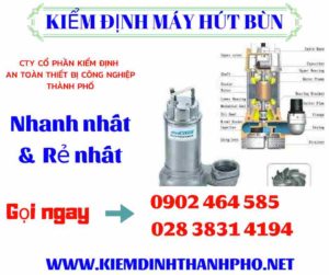 Hình ảnh kiểm định máy hút bùn