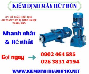 Hình ảnh kiểm định máy hút bùn