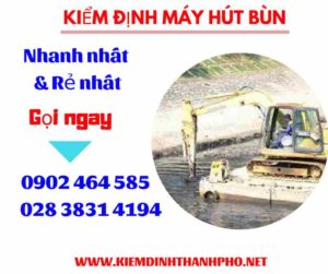 Hình ảnh kiểm định máy hút bùn