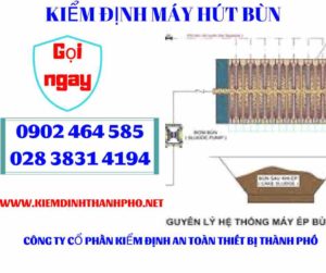 Hình ảnh kiểm định máy hút bùn