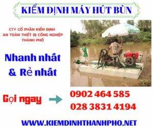 Hình ảnh kiểm định máy hút bùn