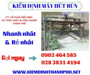 Hình ảnh kiểm định máy hút bùn