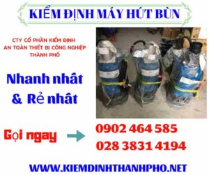 Hình ảnh kiểm định máy hút bùn