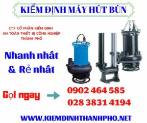 Hình ảnh kiểm định máy hút bùn