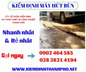 Hình ảnh kiểm định máy hút bùn