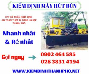 Hình ảnh kiểm định máy hút bùn