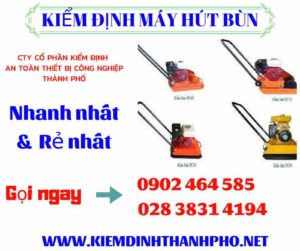 Hình ảnh kiểm định máy hút bùn