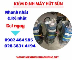 Hình ảnh kiểm định máy hút bùn