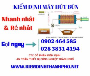 Hình ảnh kiểm định máy hút bùn