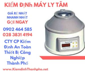 Hình ảnh kiểm định máy ly tâm