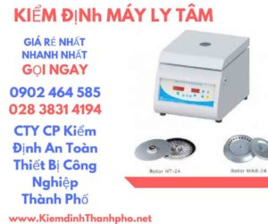 Hình ảnh kiểm định máy ly tâm