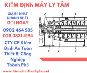 Hình ảnh kiểm định máy ly tâm