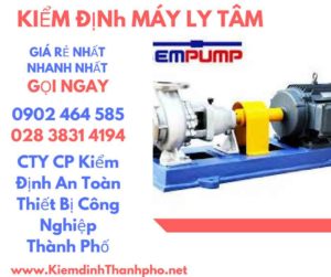 Hình ảnh kiểm định máy ly tâm