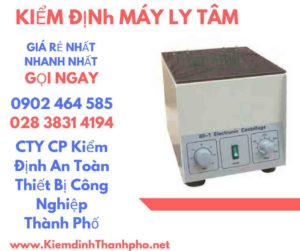 Hình ảnh kiểm định máy ly tâm