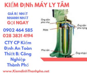 Hình ảnh kiểm định máy ly tâm