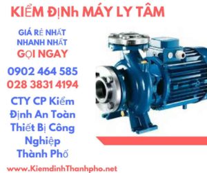 Hình ảnh kiểm định máy ly tâm