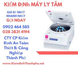 Hình ảnh kiểm định máy ly tâm