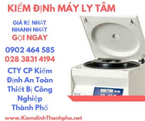 Hình ảnh kiểm định máy ly tâm