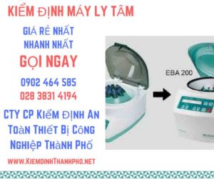 Hình ảnh kiểm định máy ly tâm