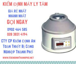 Hình ảnh kiểm định máy ly tâm