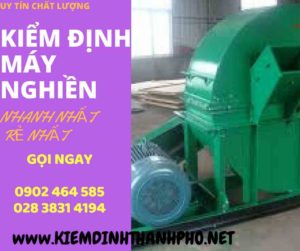 Hình ảnh kiểm định máy nghiền