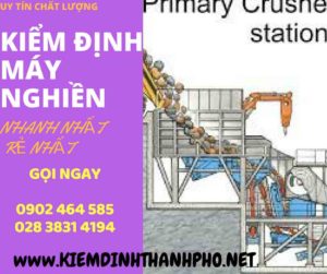 Hình ảnh kiểm định máy nghiền