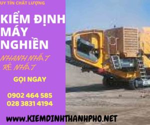 Hình ảnh kiểm định máy nghiền