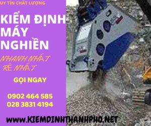 Hình ảnh kiểm định máy nghiền