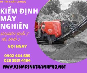 Hình ảnh kiểm định máy nghiền