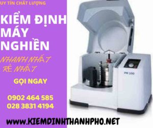 Hình ảnh kiểm định máy nghiền