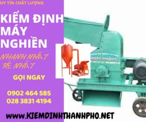 Hình ảnh kiểm định máy nghiền