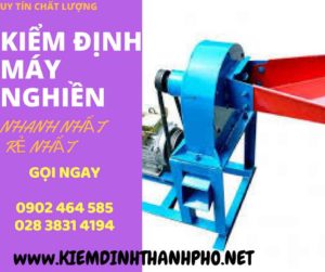 Hình ảnh kiểm định máy nghiền