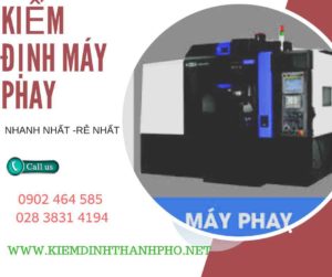 Hình ảnh kiểm định máy phay